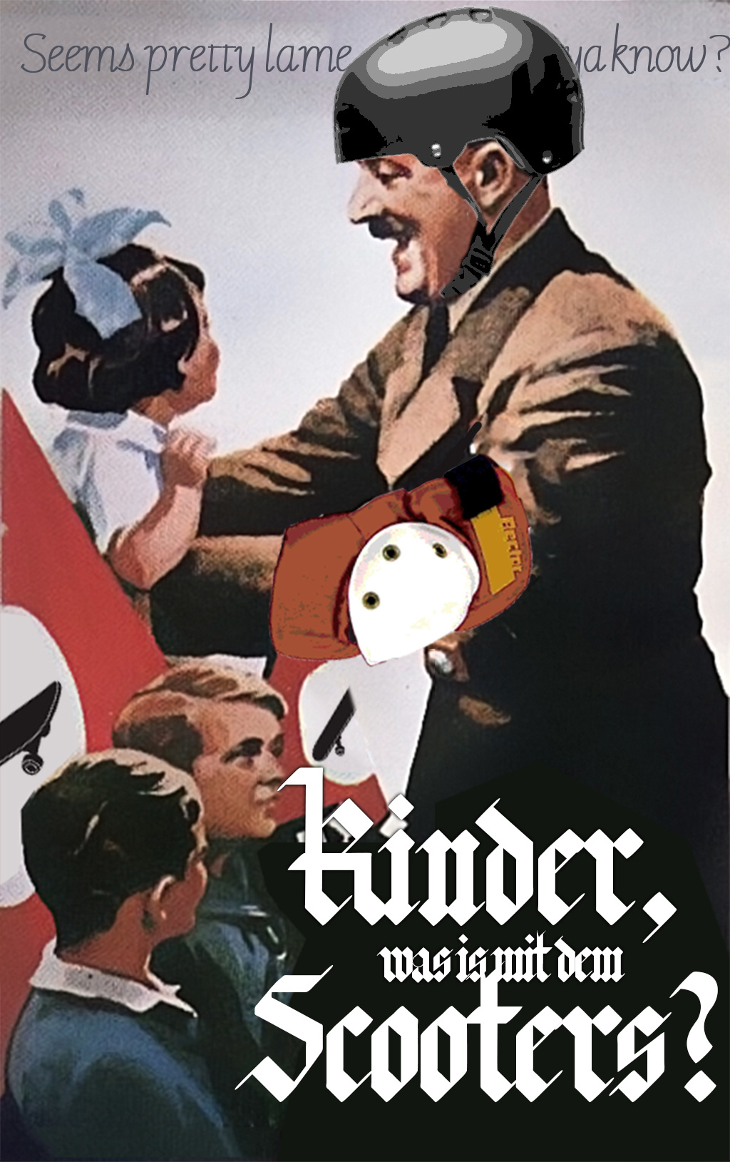 altered historical hitler jugend poster