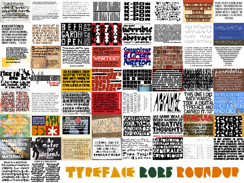 2025 digital typefaces